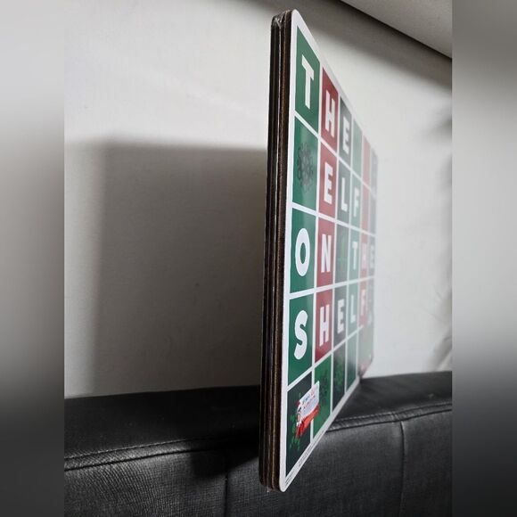 Elf on the Shelf Christmas Cork Placemats 4pc Set. New - Picture 3 of 12